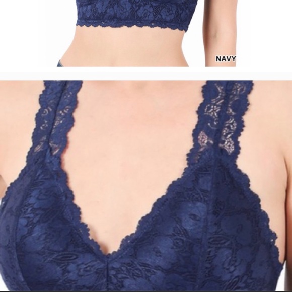 Bra bralette navy - Picture 2 of 3
